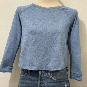 Karen Neuburger Heather Blue Lounge Top